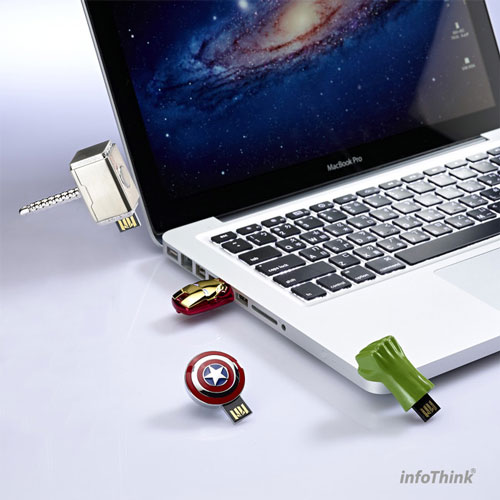InfoThink《复仇者联盟》造型随身碟8GB珍藏版